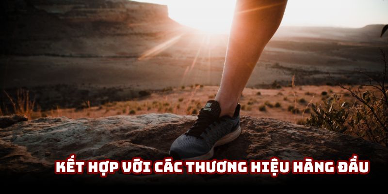 Ứng dụng hợp tác với các thương hiệu thể thao hàng đầu