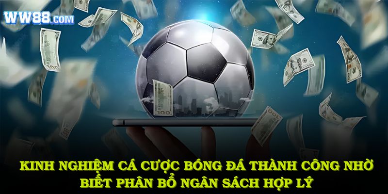 Kinh nghiệm cá cược bóng đá thành công nhờ biết phân bổ ngân sách hợp lý